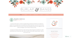 Desktop Screenshot of burlapandbangs.com